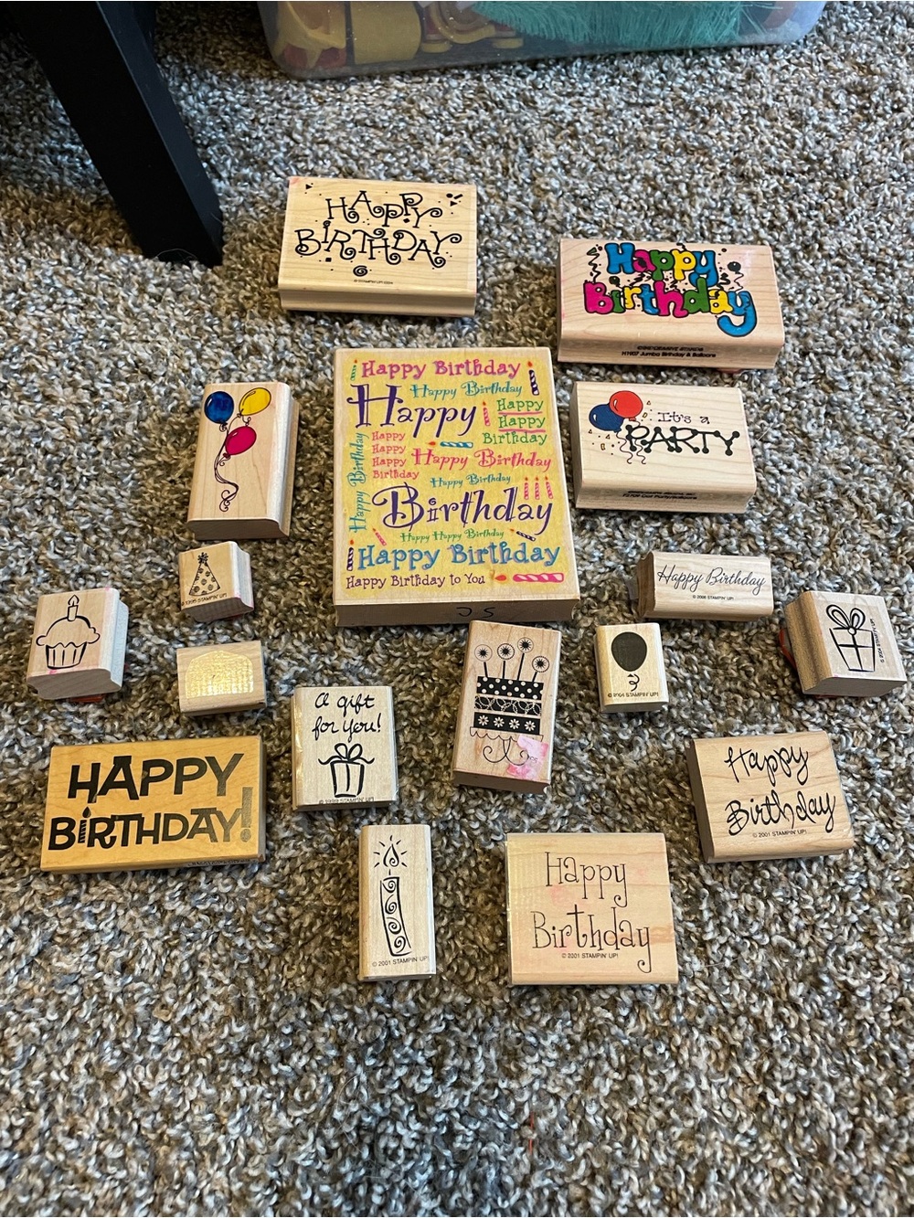 Stampin' Up! Birthday Stamps